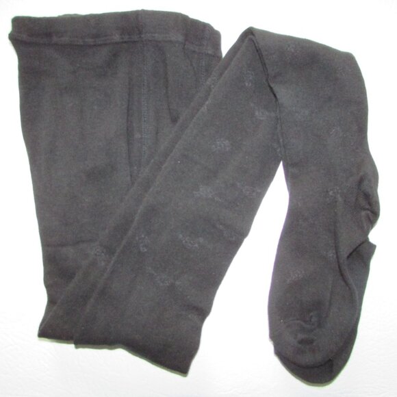 4 Pairs - Piccolo Cotton Rich Tights - Black - Girls 12-14 - Picture 5 of 7